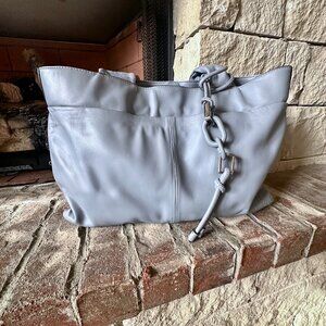 Vince Camuto Smooth Leather Tote - Brant ~ Good Grey